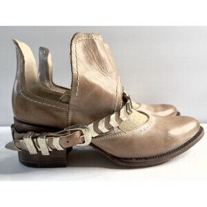 Freebird-Steven Blade- Steampunk Leather With Ankle Accents Womens Boot Size 11